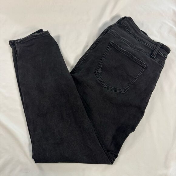 Pistola Black Slim Skinny Jeans Size 16W Stretch Mid Rise Classic Minimalist - Picture 9 of 9
